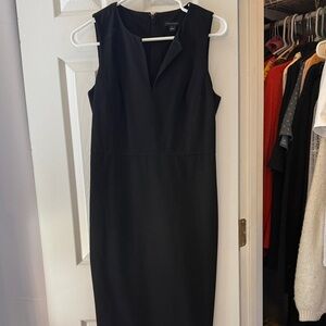 Ann Taylor Classic Black Midi Dress